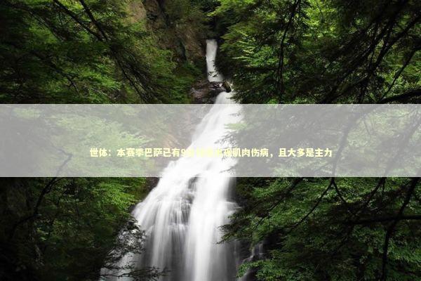 世体：本赛季巴萨已有9名球员出现肌肉伤病，且大多是主力