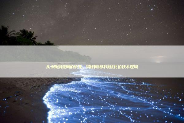 从卡顿到流畅的蜕变，揭秘网络环境优化的技术逻辑