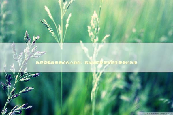 选择恐惧症患者的内心独白：我是如何克服对陌生服务的抗拒